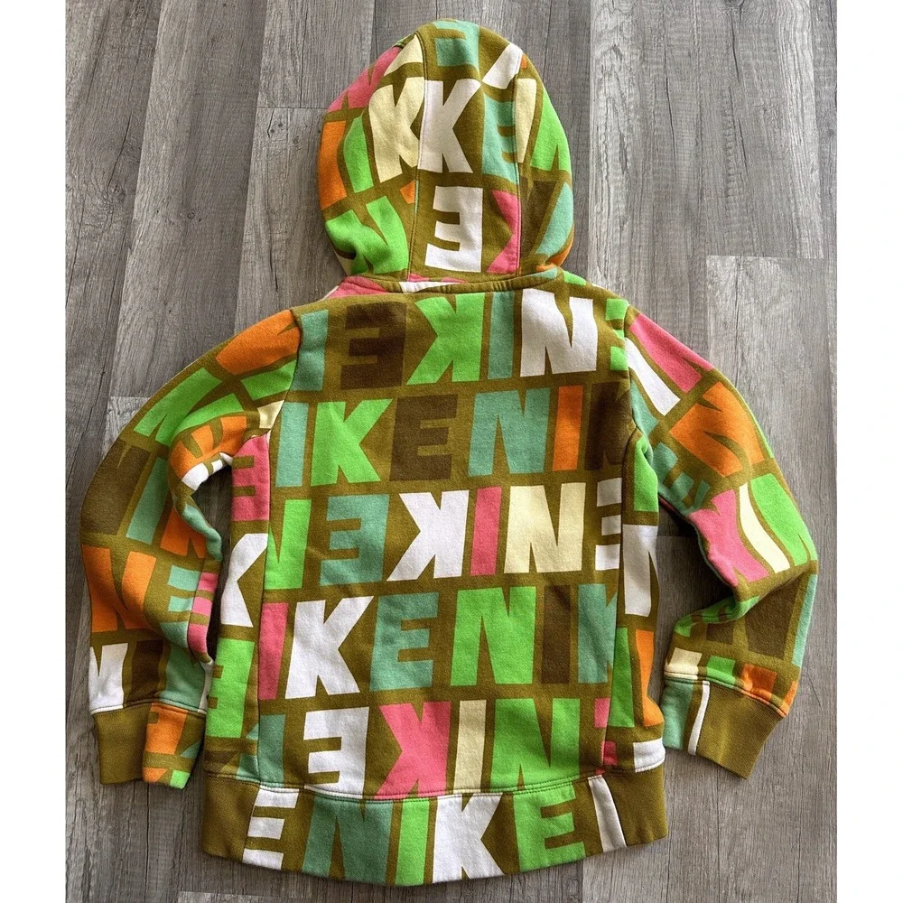 Nike Little Girls Snack Pack Pullover Long Sleeve Hoodie Size XS‎